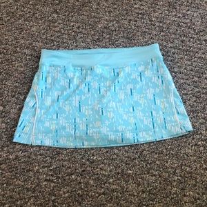 Champion Patterned Blue Athletic Skirt